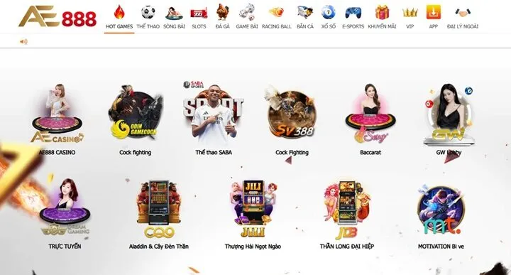 Trải nghiệm thực tế khác biệt tại AE888