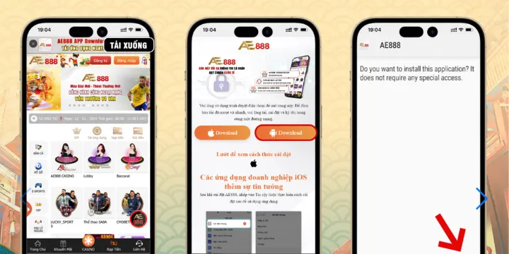 Giải đáp nhanh những thắc mắc về tải app AE888