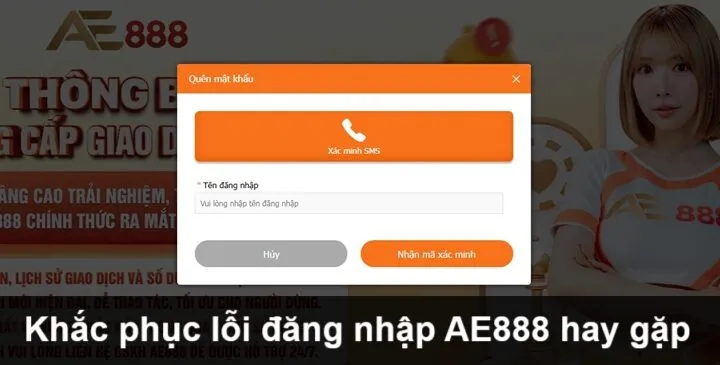 Hướng dẫn đăng nhập AE888