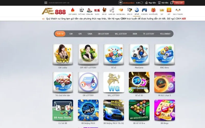 Xem kết quả xổ số AE888 – Nhanh chóng, chính xác và tiện lợi từng phút giây